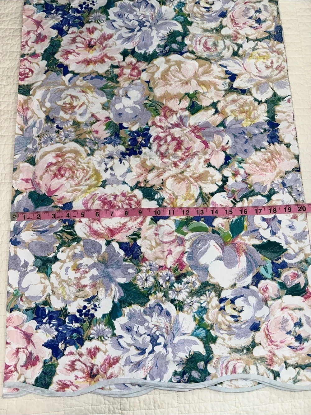 Wamsutta Vintage set of 2 Standard Pillowcase Floral Supercale Cottagecore